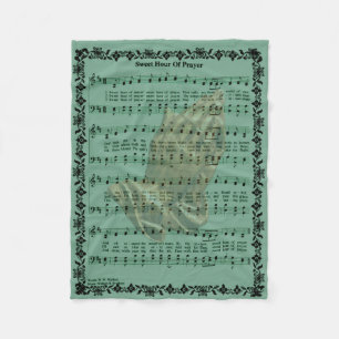 ZACHTE UUR PRAYER FLEECE DEKEN