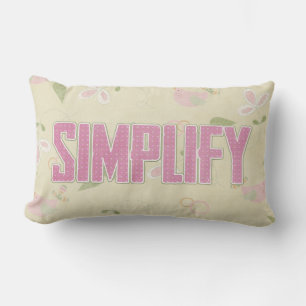 Zachte vereenvoudiging kussen