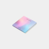 Zachte vervaagde pastel achtergrond post-it® notes (Schuin)