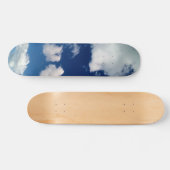 Zachte vlekken van wolken skateboard (Horizontaal)