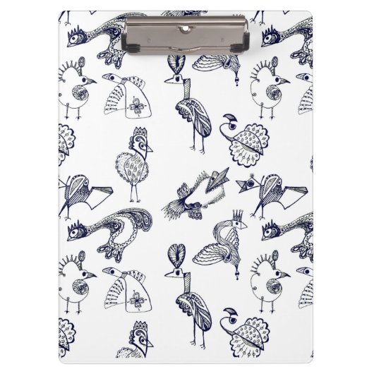 Zachte vogels klembord (Voorkant)