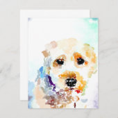 Zachte Wapenwervel Notitiekaartje (Voorkant / Achterkant)