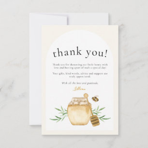 Zachte Waterverf Bij Baby Shower Kaart