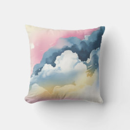 Zachte Waterverf Blends in Pastel Hues Sierkussen