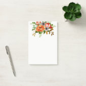 Zachte waterverf bloemen post-it® notes (Kantoor)