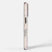 Zachte waterverf bloemtakken neutraal beige Case-Mate iPhone case (Achterkant / Rechts)