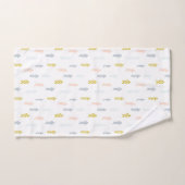 Zachte Waterverf Chevron Patroon Bad Handdoek (Handdoek)