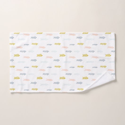 Zachte Waterverf Chevron Patroon Bad Handdoek (Handdoek)