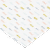 Zachte Waterverf Chevron Patroon Tafelkleed (Gekanteld)