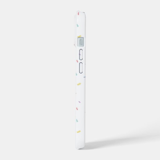 Zachte Waterverf Confetti Pattern iPhone 15 Hoesje (Linkerkant)