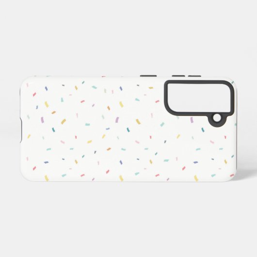 Zachte Waterverf Confetti Pattern Samsung Galaxy Hoesje (Achterkant horizontaal)