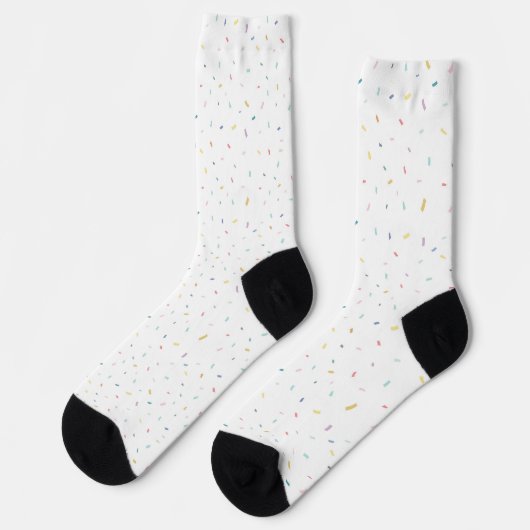 Zachte Waterverf Confetti Pattern Sokken (Links)