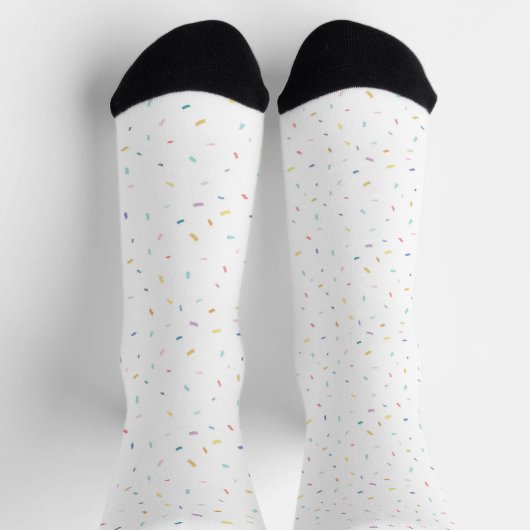 Zachte Waterverf Confetti Pattern Sokken (Top)