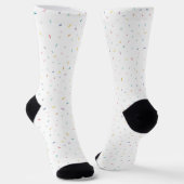 Zachte Waterverf Confetti Pattern Sokken (Gebogen)