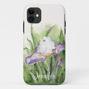 Zachte Waterverf Iris iPhone 5 Hoesje