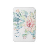 Zachte Waterverf pasta-bloeiende cactus Badmat (Voorkant Verticaal)