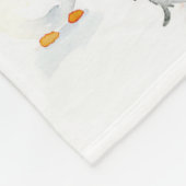 Zachte Waterverf Penguin Fleece Throw (Hoek)