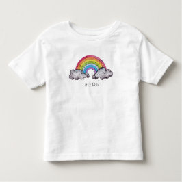 Zachte Waterverf Regenboog En Wolken Kinder Shirts