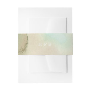 Zachte Waterverf Uitnodigingen Wikkel