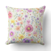 zachte wilde bloem pastel patroon