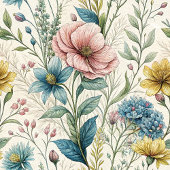 Zachte Wildflower Gooi in Boho Pastel Tonen Fleece Deken