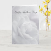 Zachte witte bladen ... kaart (Gele Bloem)