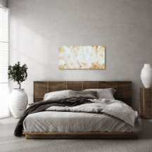 Zachte witte bloemen