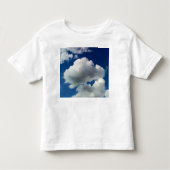 Zachte witte wolken kinder shirts (Voorkant)