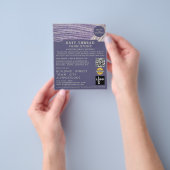 Zachte wol, broekwinkel, varkenswinkel, Adverteren Flyer (Hand)