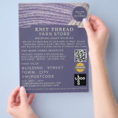 Zachte wol, broekwinkel, varkenswinkel, Adverteren Flyer (Hand)