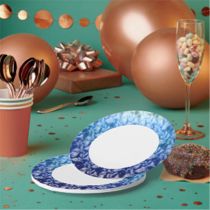 Zachte wolken 7 papieren bordje