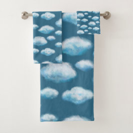 Zachte wolken bad handdoek