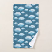 Zachte wolken bad handdoek (Handdoek)