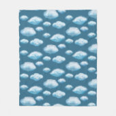 Zachte wolken fleece deken (Voorkant)