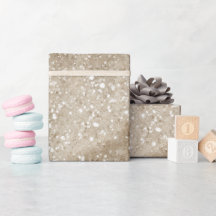 Zachte Zand Beige Crème Glitter Patroon