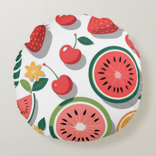 Zachte Zomer Vruchten Decorative Worp Kussen