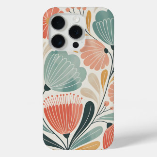 Zachte zomerbloem iPhone 15 pro case