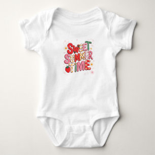 Zachte ZomerTijd Coquette Aardbei Retro Strand Romper