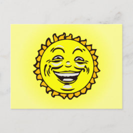 Zachte zon briefkaart