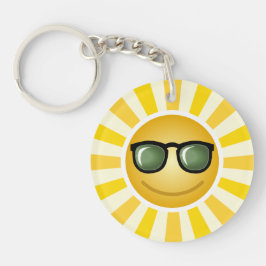 Zachte zon sleutelhanger