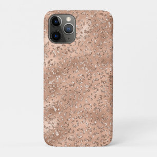 Zachte zwarte cheeta luipaard huid print patroon iPhone 11 pro hoesje