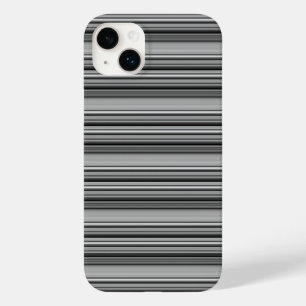 Zachte zwarte grijze strepen Case-Mate iPhone 14 plus hoesje