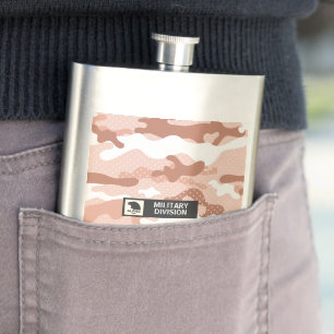 Zachtegerug camouflagepatroon militair  flacon