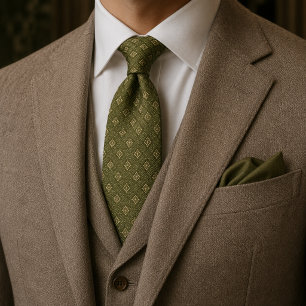 Zachtegrene Estate Jacquard Das Luxe Oude Rijkdo