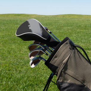Zachtekolzwart  golfheadcover