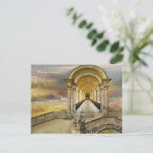 Zachten in hemels briefkaart (Staand voorkant)