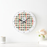 Zachter Evergroen Gingham Monogram