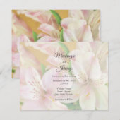 Zachtere Alstromeria Schildering Kaart (Voorkant / Achterkant)