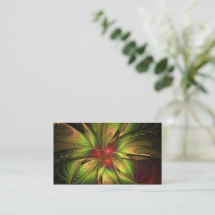 Zachtheid en tederheid fractale fantasie bloemen kortingskaartje