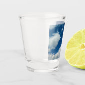 Zachtheid in de wolken shot glas (Links)